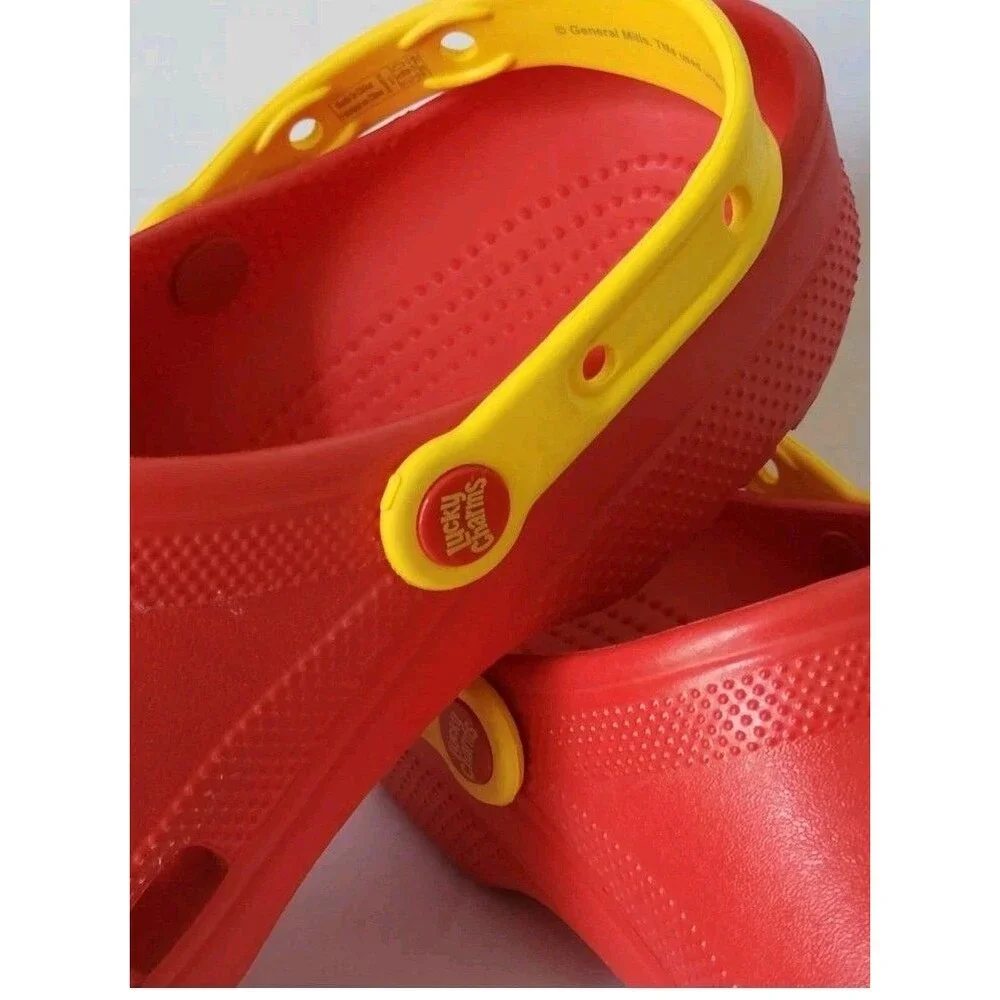 Crocs Lucky Charms Classic Clog Magically Delicious size Men's 11 Women’s 13 Red